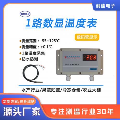 高性價比 數顯溫度表 果蔬冷藏倉庫化工醫藥蔬菜大棚 精度高