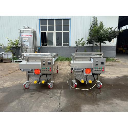 立式不銹鋼攪拌料車 食品醬料輸送設備